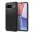 Spigen Thin Fit Handyhülle für Google Pixel 8 in Schwarz, schräg