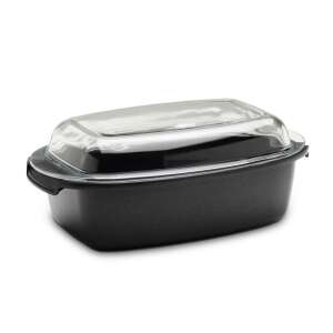 Carl Schmidt Sohn KOCH SYSTEME MÜNSTER duck roasting pan with non-stick coating, 32 x 21 cm, with glass lid - Home & Garden