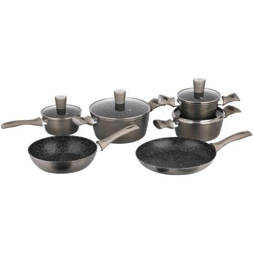 Carl Schmidt Sohn Augsburg 15-piece cookware set with non-stick marble coating