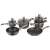 Carl Schmidt Sohn Augsburg 15-piece cookware set with non-stick marble coating