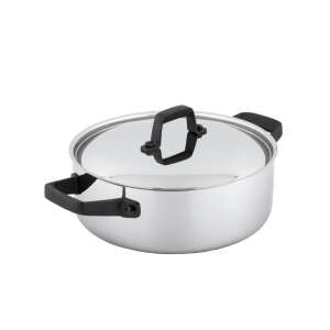 Carl Victor - Cast Iron Casserole 24cm 4L with Glass Lid