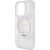 Guess iPhone 15 Pro Max clear case with MagSafe ring stand