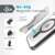 Speck Presidio Perfect-Clear ClickLock &amp; Magsafe - telefontok iPhone 15 / iPhone 14 / iPhone 13 (Clear / Frosted fekete / Slate Grey) 171680646
