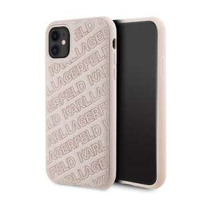 Karl Lagerfeld Quilted K Pattern - iPhone 11 telefontok pink 90228217 