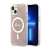 Husă de telefon Guess 4G MagSafe pentru iPhone 14 roz