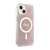 Husă de telefon Guess 4G MagSafe pentru iPhone 14 roz