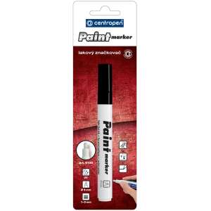 Centropen Paint marker fekete, 1-5mm vonalvastagság, állandó marker, legtöbb felületre, UV álló, vízálló - Lakkmarker
