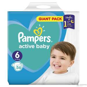 Pampers Active Baby 6 Giant Pack pelenka 13-18kg 56db 90274507 Pelenka - 6  - Junior - 56 db