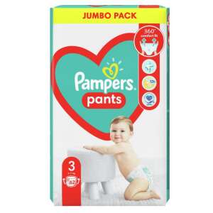 Pampers Pants 3 Jumbo Pack bugyipelenka 6-11kg 62db 90275001 Pelenkák - 6 - 11 kg