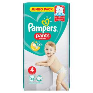 Pampers Pants 4 Jumbo Pack bugyipelenka 9-15kg 52db 90275372 Pampers Pelenka