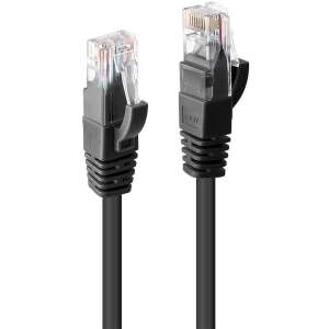 CABLE CAT6 U/UTP 5M/BLACK 48080 LINDY 90282588 - Kabel UTP