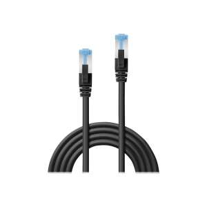Cablu de rețea Lindy 3m Cat6a S/FTP, negru, pentru transfer rapid de date - Cabluri UTP