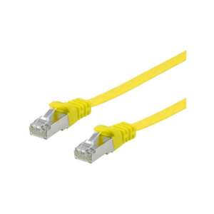 Equip Patchkabel Cat6A Flat U/FTP 2xRJ45  2.00m    gelb LSZH Polybeutel 90283257 - Equip UTP-Kabel