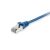 Equip 605539 Cat6 S/FTP hálózati kábel, kék RJ45 csatlakozó