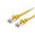 Közelkép az Equip 606310 Sárga Cat6a S/FTP Hálózati Kábelről