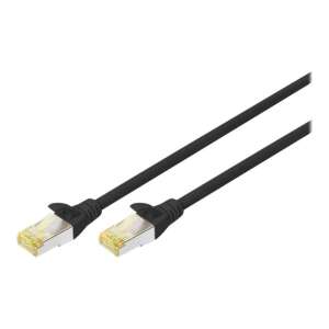 DIGITUS CAT 6A S/FTP Patchkabel, 10 Stück, 0,25m, schwarz (DK-1644-A-0025-BL-10) 90283926 - UTP kábel