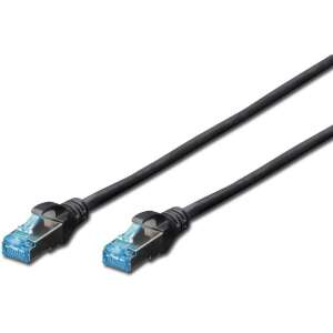 DIGITUS Patchkabel RJ45 SF/UTP Cat5e  2.00m schw Polybeutel (DK-1531-020/BL) 90284232 - UTP kábel