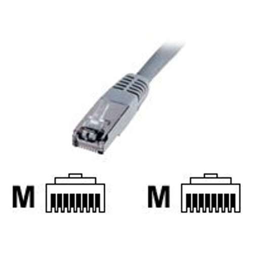 DIGITUS Patchkabel RJ45 SF/UTP Cat5e 15.00m grau Polybeutel 90284243