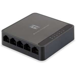 LevelOne GEU-0522 5 portos Gigabit Ethernet kapcsoló, fekete - LevelOne