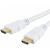 Techly 1.0m HDMI M/M HDMI Cable 1 M HDMI Type A (Standard) White (ICOC-HDMI-4-010WH) 90285514
