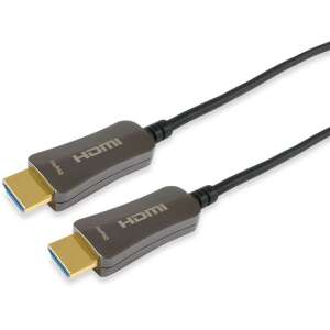 Kabel HDMI Equip 119430 o długości 30m, czarny, HDMI typu A (Standard), wersja 2.0, 3D, prędkość transmisji danych 18 Gbit/s, kanał zwrotny audio (ARC) - Equip