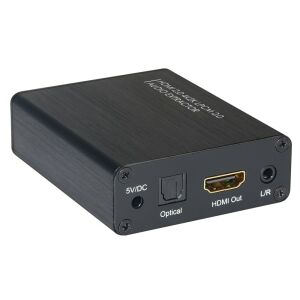 Ekstraktor audio HDMI Techly IDATA z wyjściem HDMI - Kabel HDMI