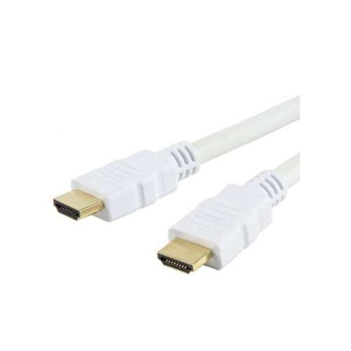 Techly 5.0m HDMI cable, white, 5 meter, HDMI to HDMI, male to male, 4K