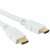 Techly 10m HDMI kábel, fehér, dugó-dugó, 4K, 10Gbps