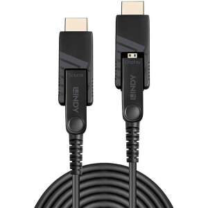 Lindy 38323 40m HDMI kábel, HDMI D-típus (Micro), Fekete - HDMI kábel
