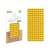 BiOBUDDi sárga alaplap csomagolással, kompatibilis duplo és nagy kockákkal
