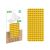 Žltá základná doska BiOBUDDi s obalom, kompatibilná s veľkými blokmi