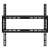 Pepita TV wall mount, 32-55 inch, VESA 400x400, black, front view with mounting details
