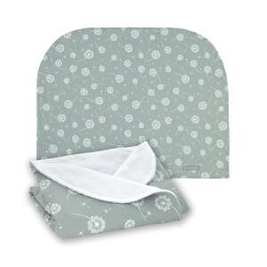 MIMUSELINA Baby-Pucktuch / Babydecke mit Pusteblumenmuster