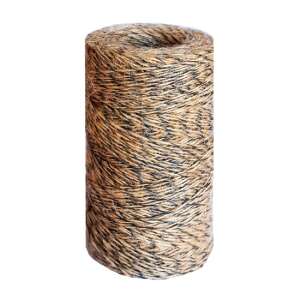 Szőlőkötöző  d=0,4 mm (2 szál juta + 1 drót d=0,25 mm) 3326032 kötöző zsinór 200 méteres tekercsben - JKH
