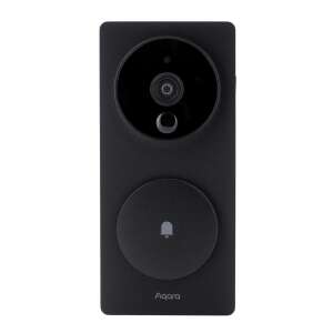 Inteligentny wideodomofon Aqara SVD-C03, czarny, widok z przodu - Interkom