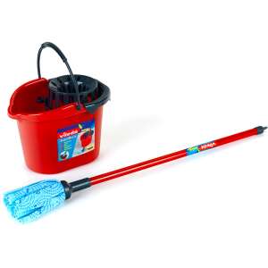 Vileda Junior mop set with bucket, red, blue, grey - Vileda
