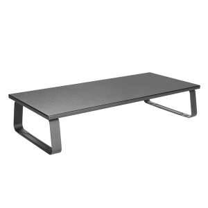 Equip 650880 Monitor Stand, black, front view - Equip