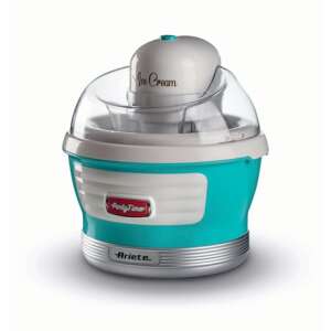 Ariete 643/01 Party Time Ice Cream Maker, turquoise and white - Ariete
