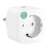 Meross MSS305-EU Smart Plug with Energy Monitor, white, EU plug, angled view