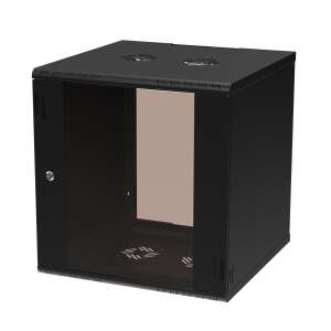 Dulap server Extralink Premium pentru montare pe perete, 19 inci, 12U, 600x600mm, negru - Extralink