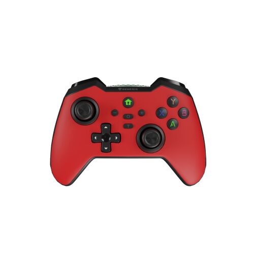 Natec Genesis Mangan 400 Red Wireless Gamepad for PC, Switch, Android, iOS, Mac, Steam Deck