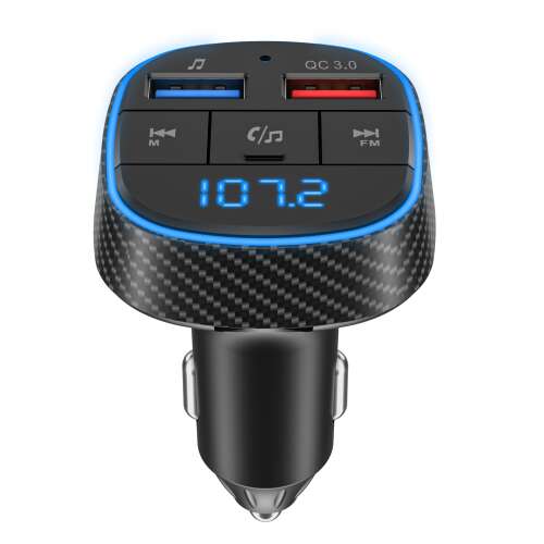 Navitel BHF02 Base Bluetooth FM-Sender mit zwei USB-Ladeanschlüssen und Freisprecheinrichtung