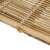 vidaXL kétszemélyes bambusz napozóágy párnákkal 45151731}