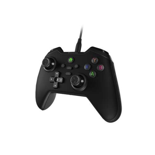 Genesis Mangan 300 wired gaming controller for PC, Switch, and mobile devices, black