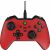 Close-up of Genesis Mangan 300 red wired gaming controller