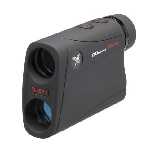DDoptics x2000i távolságmérő, fekete, 1-es osztályú lézer, 0-2000 méter, +/- 1 méter pontosság - Távolságmérő