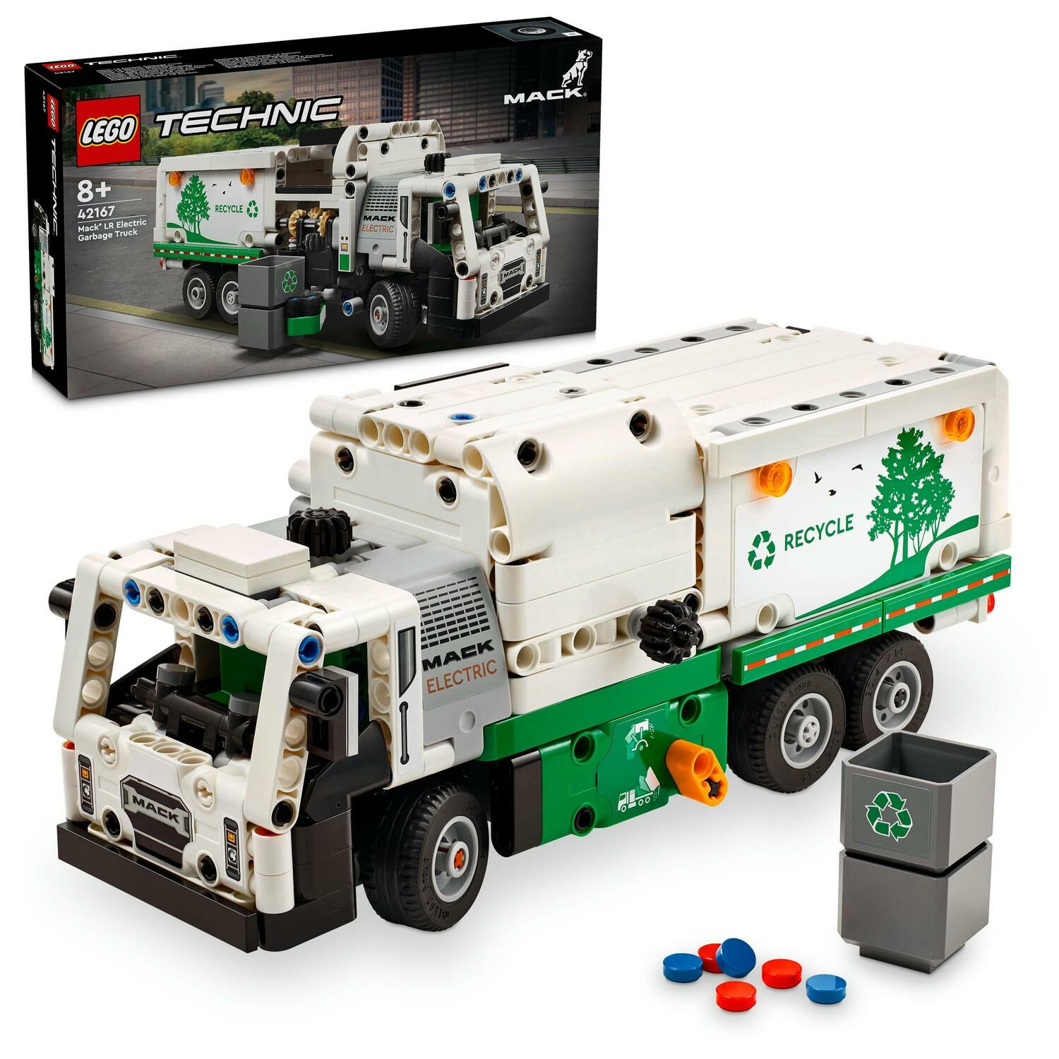 E-shop LEGO® Technic Smetiarske auto Mack® LR Electric 42167