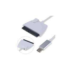 USB 3.0 Type c - 2.5"/3.5" SATA kábel HDD/SSD átalakító adapter 90326310 