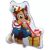 Paw Patrol: Fóliový balón Chase s darčekom - 49 x 60 cm 107128211
