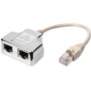 DIGITUS CAT 5e adaptor cablu patch ecranat 1:1 - Digitus Cabluri de rețea
